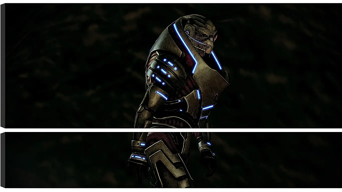 Модульная картина - mass effect, garrus vakarian, ammunition
