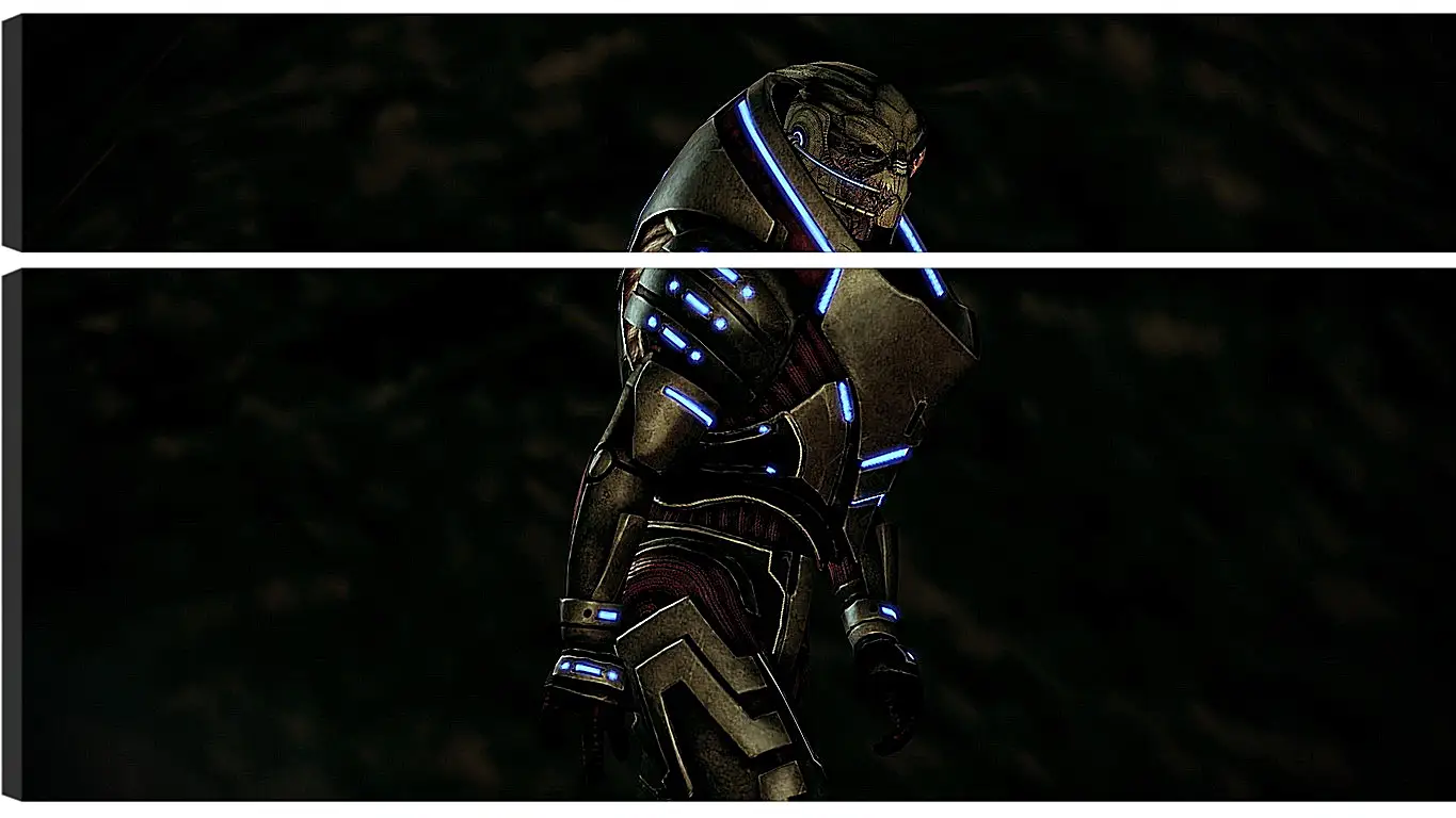 Модульная картина - mass effect, garrus vakarian, ammunition
