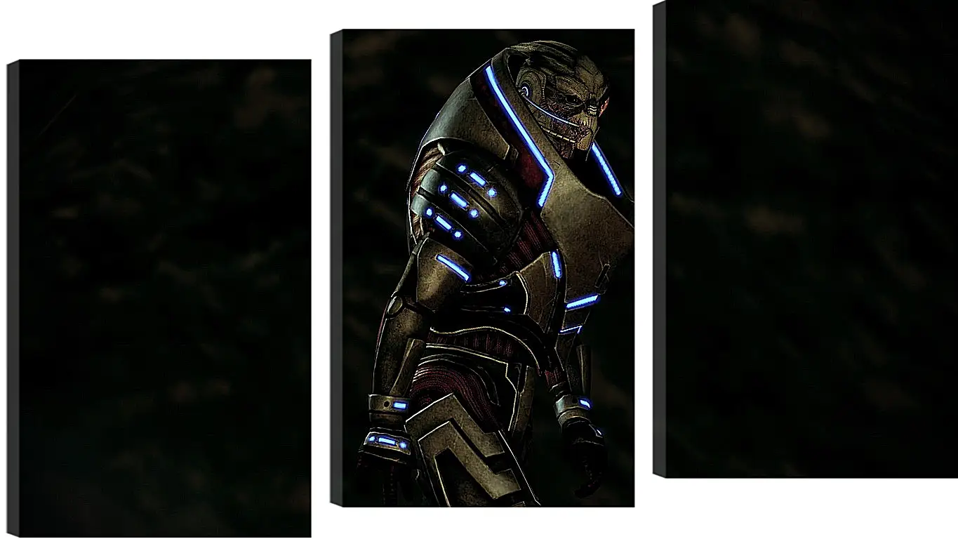 Модульная картина - mass effect, garrus vakarian, ammunition
