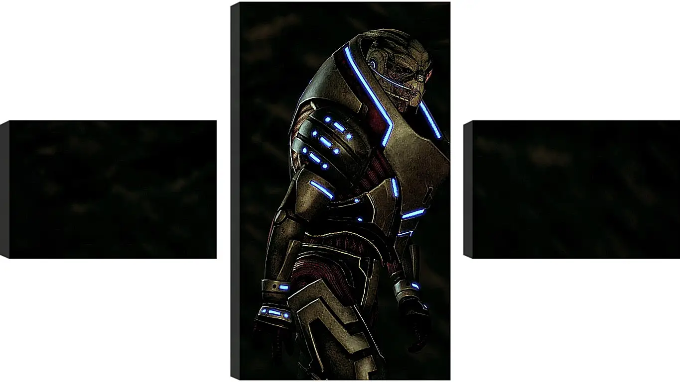 Модульная картина - mass effect, garrus vakarian, ammunition
