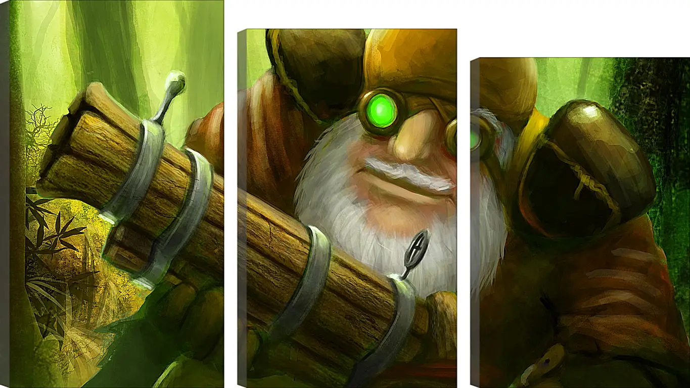 Модульная картина - kardel sharpeye, sniper, dota 2
