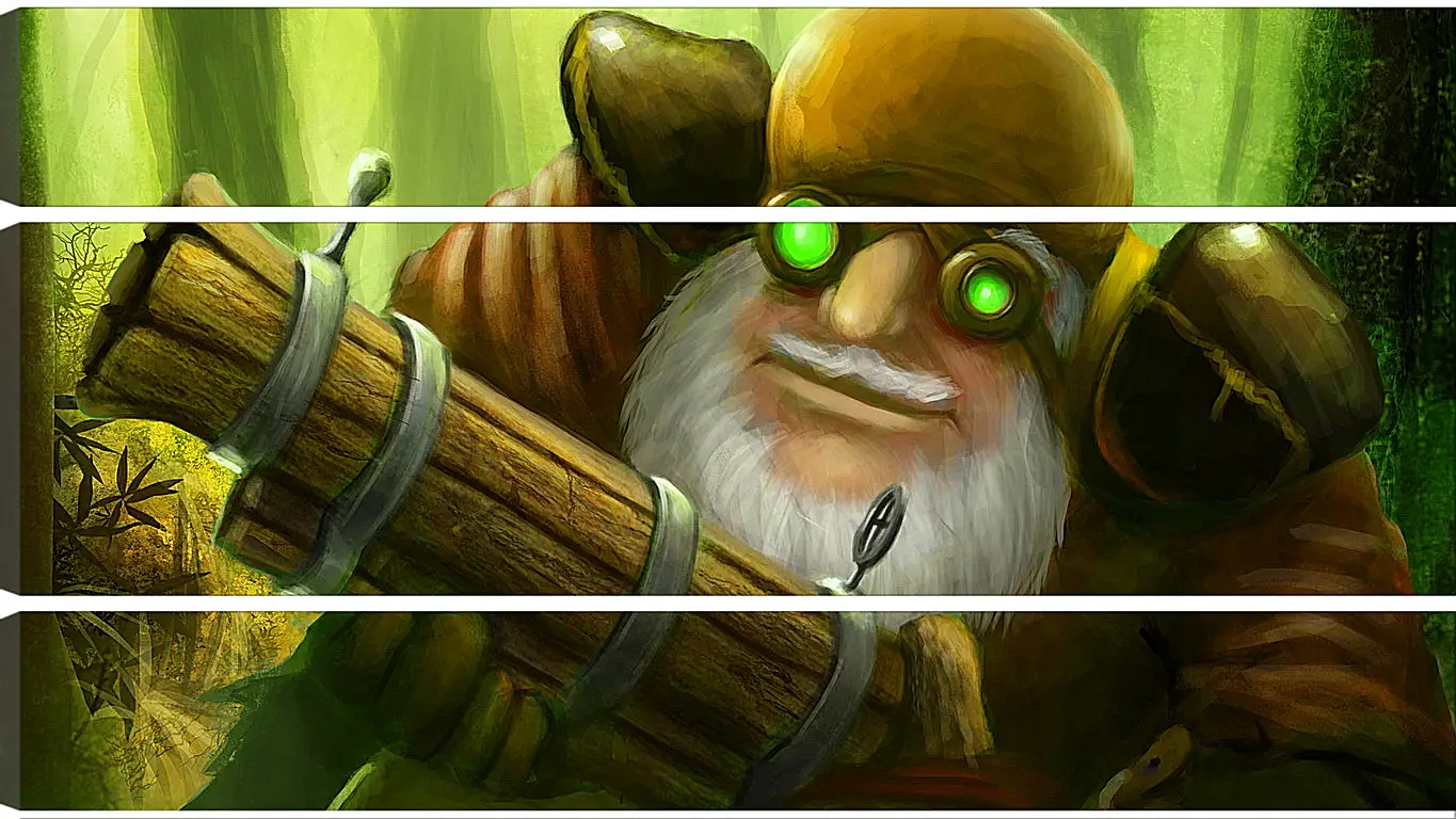 Модульная картина - kardel sharpeye, sniper, dota 2
