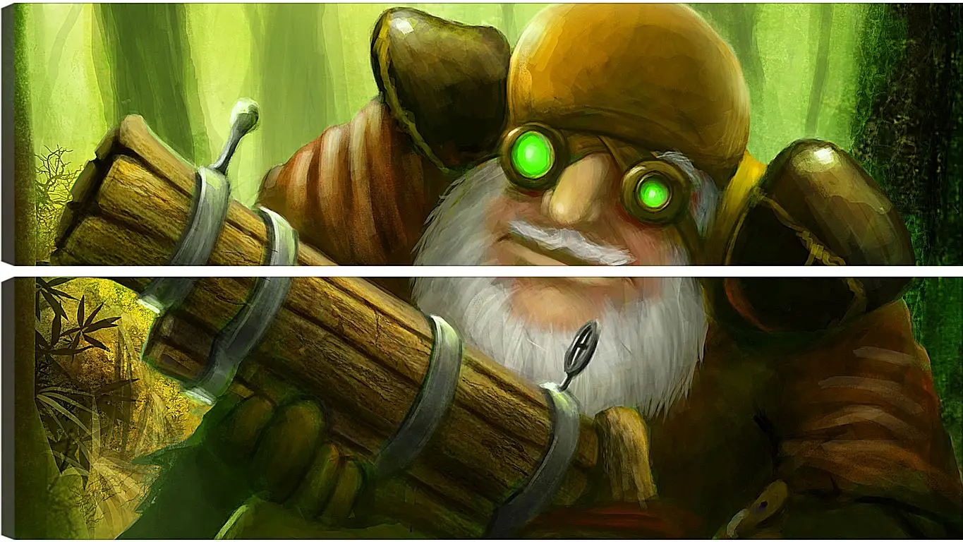 Модульная картина - kardel sharpeye, sniper, dota 2
