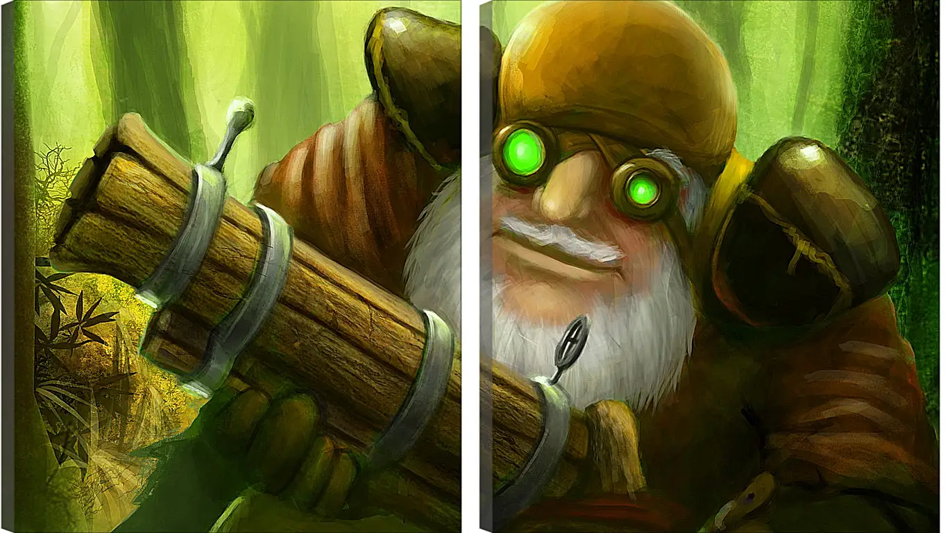 Модульная картина - kardel sharpeye, sniper, dota 2
