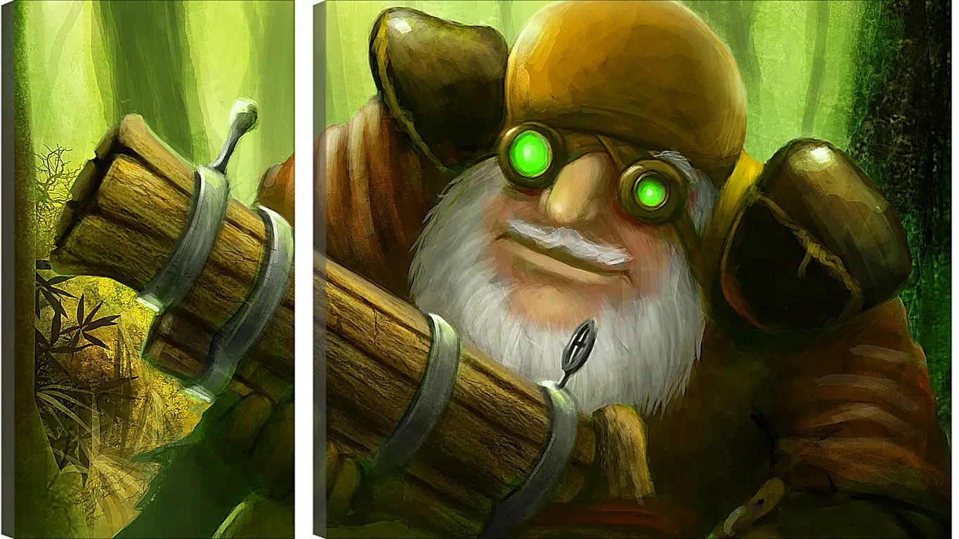 Модульная картина - kardel sharpeye, sniper, dota 2
