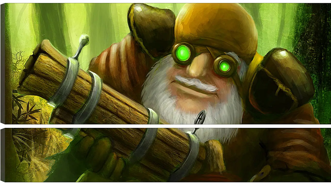 Модульная картина - kardel sharpeye, sniper, dota 2
