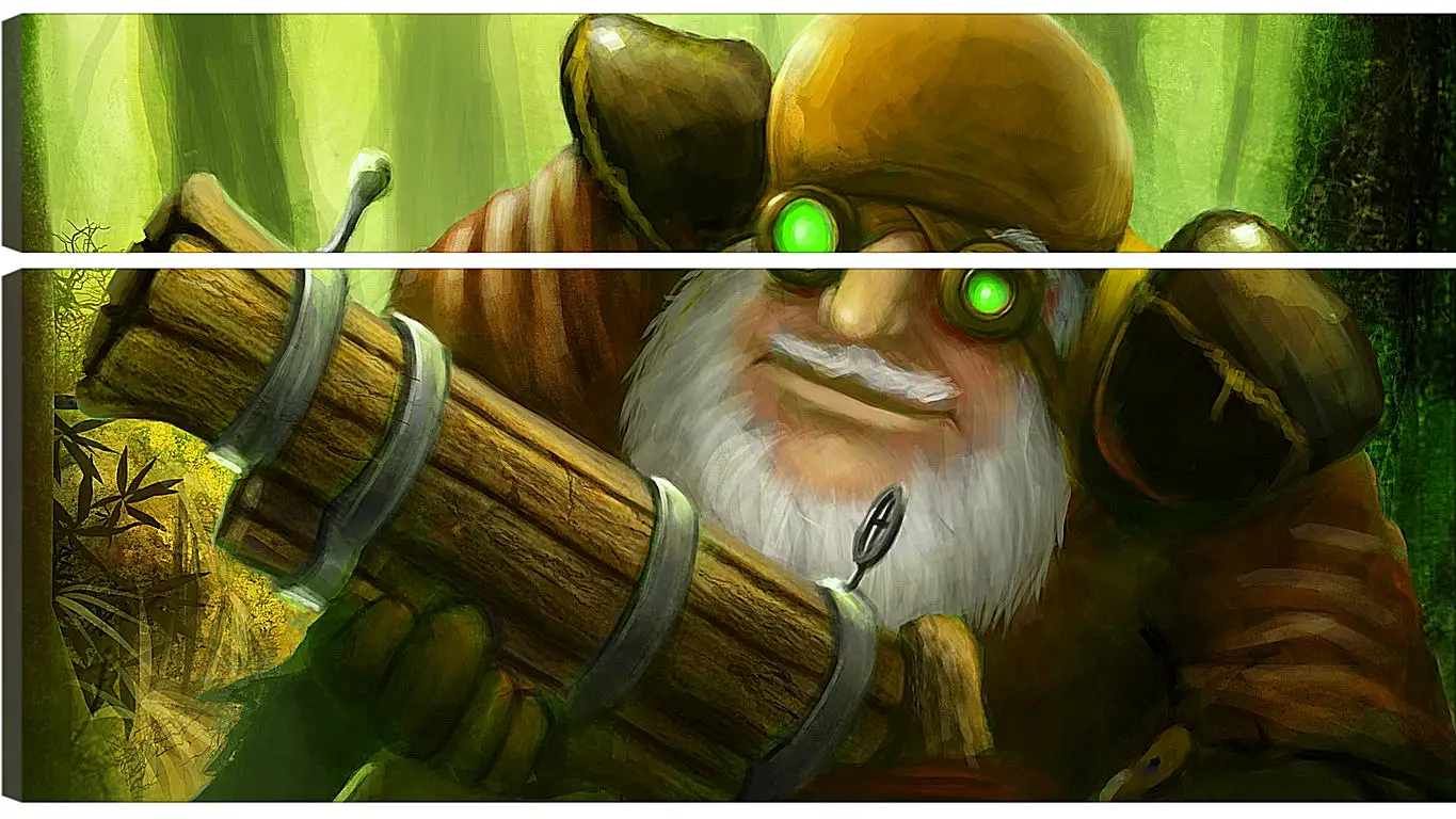 Модульная картина - kardel sharpeye, sniper, dota 2
