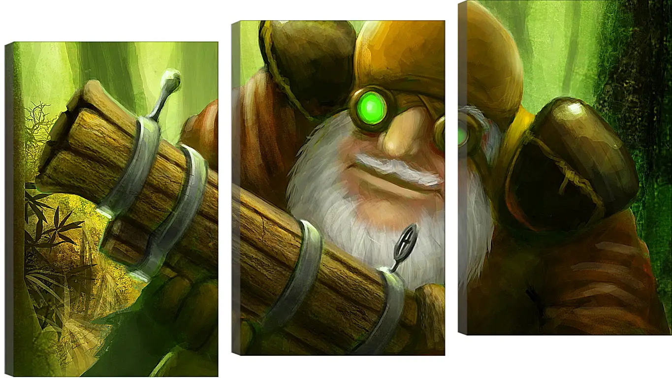 Модульная картина - kardel sharpeye, sniper, dota 2
