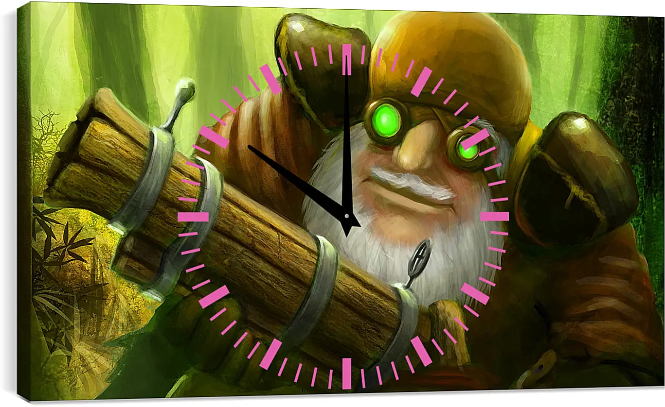 Часы картина - kardel sharpeye, sniper, dota 2
