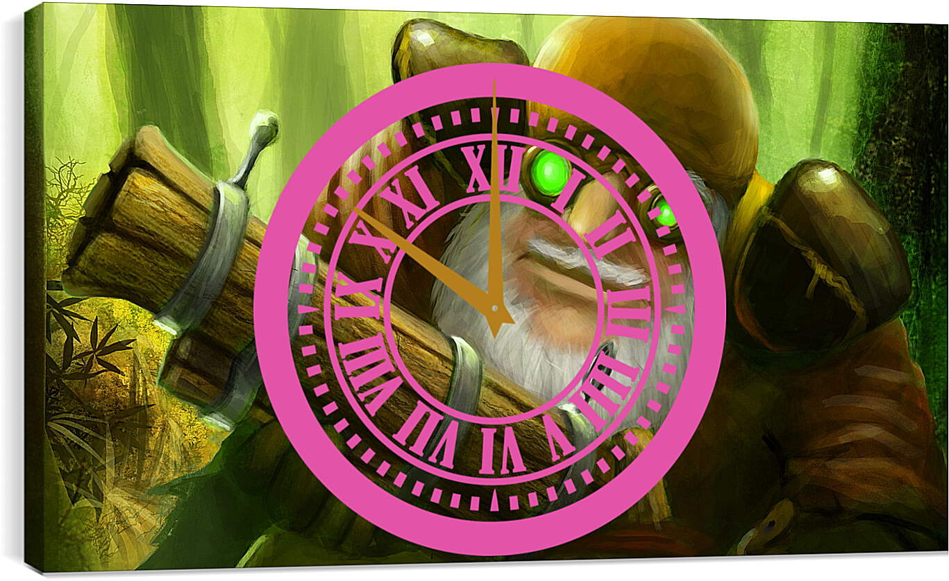 Часы картина - kardel sharpeye, sniper, dota 2
