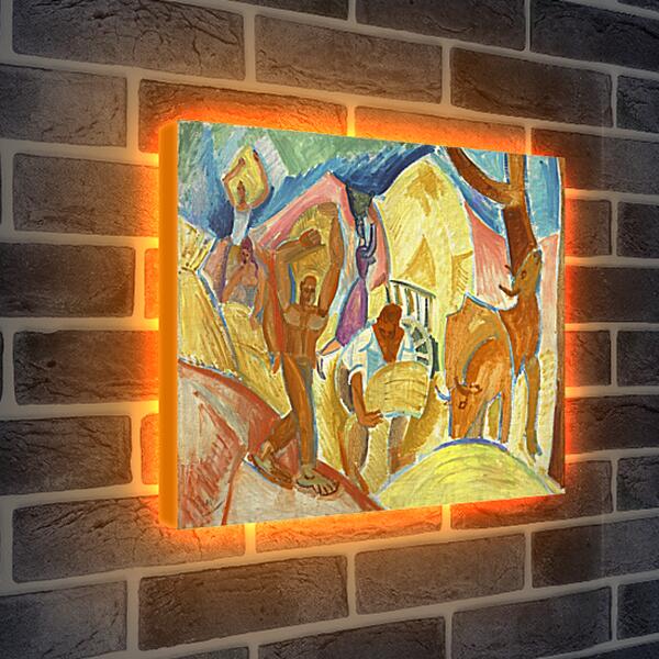 Лайтбокс световая панель - Жнецы. Пабло Пикассо
