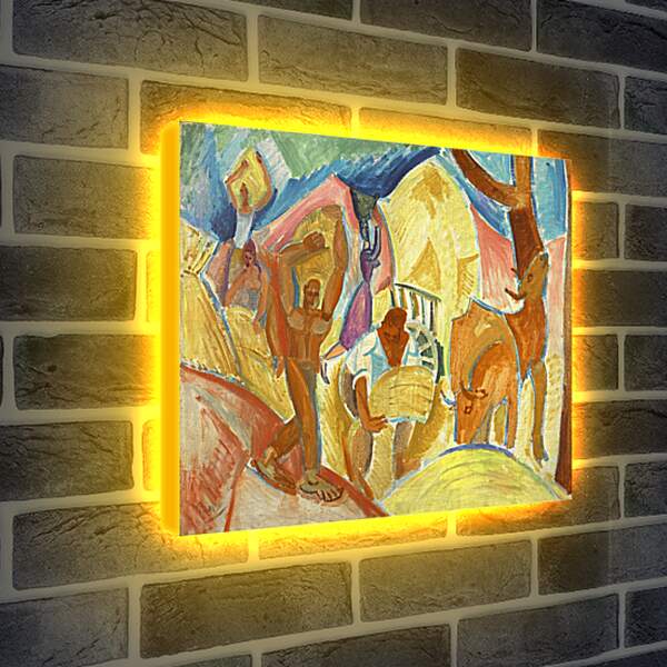 Лайтбокс световая панель - Жнецы. Пабло Пикассо
