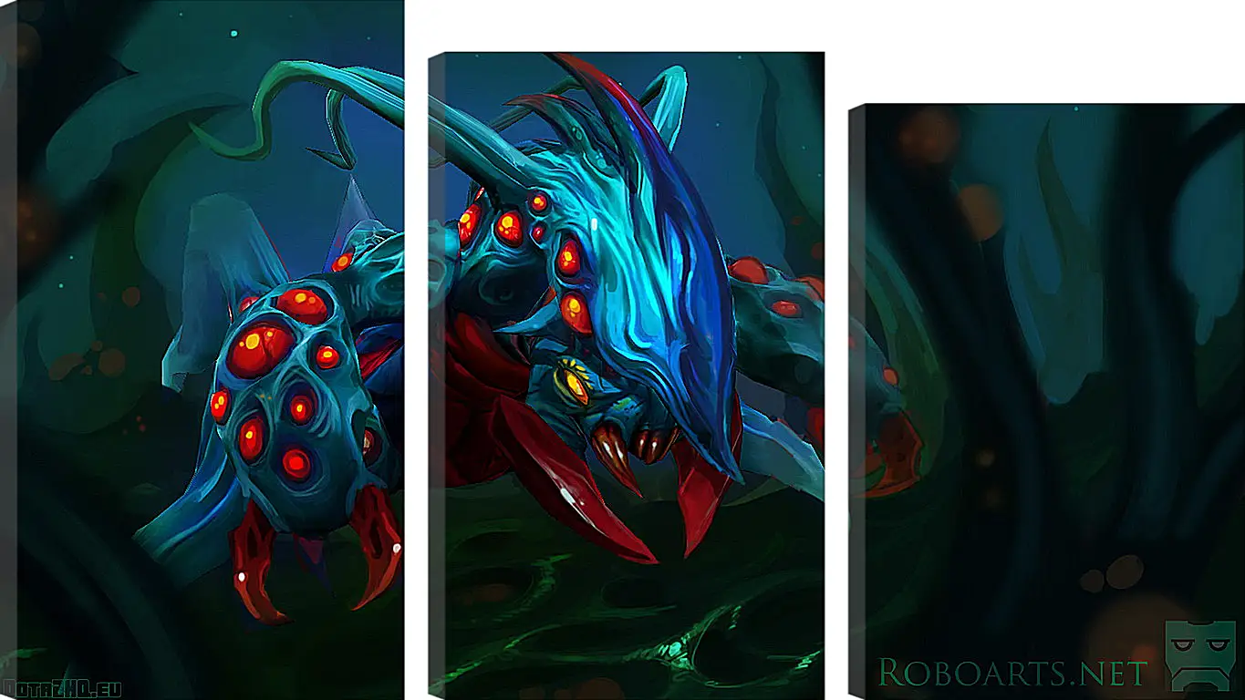 Модульная картина - weaver, dota 2, art
