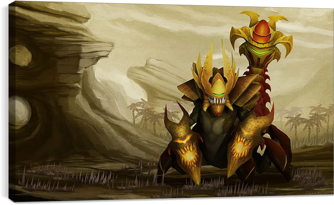 Постер и плакат - sand king, dota 2, art
