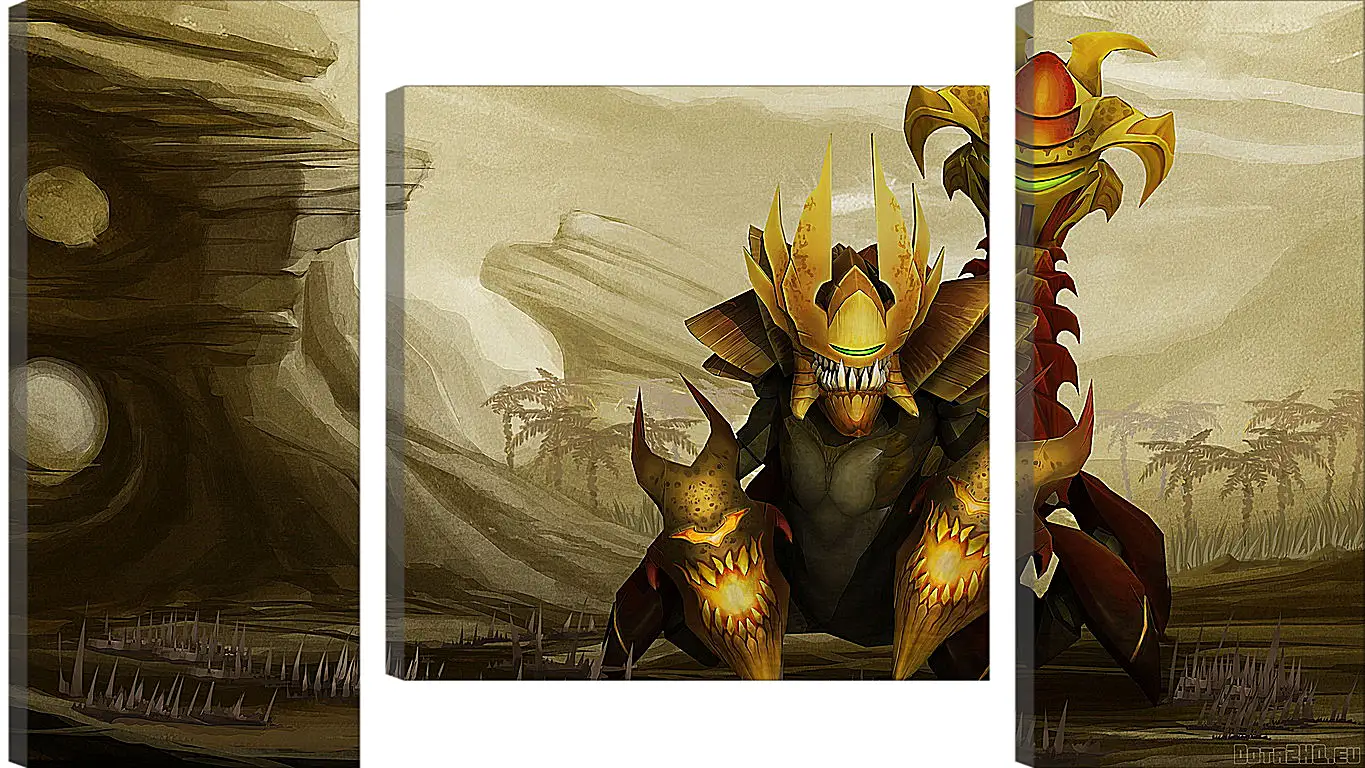 Модульная картина - sand king, dota 2, art
