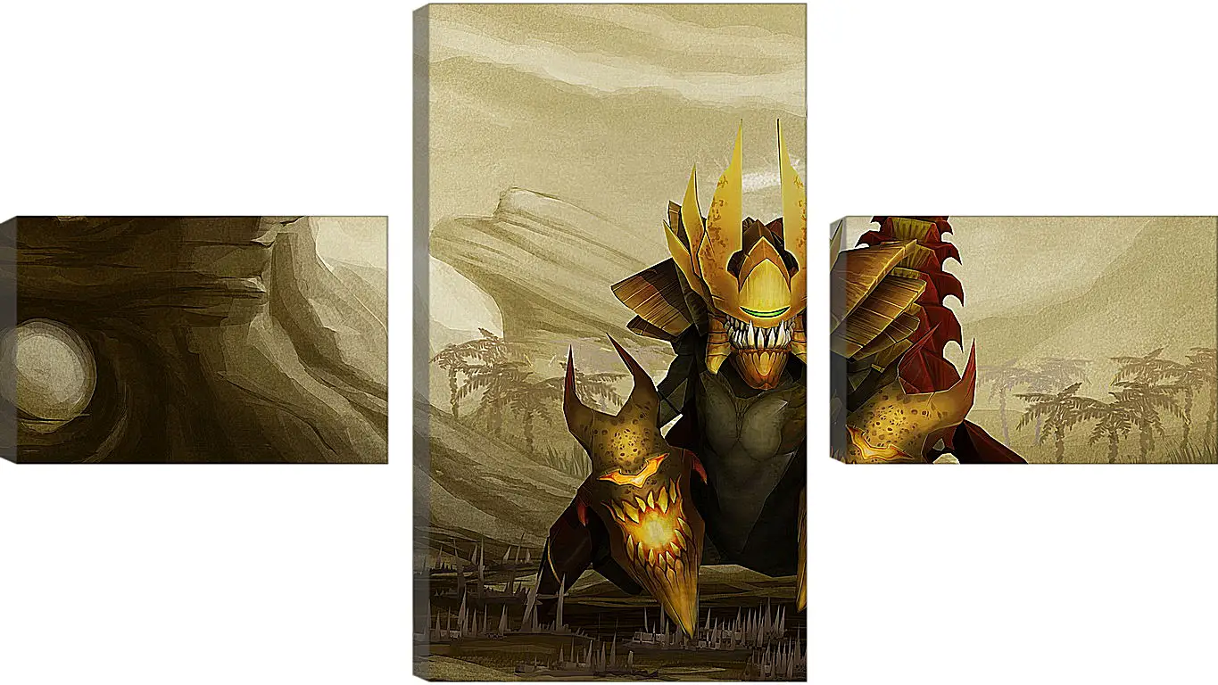 Модульная картина - sand king, dota 2, art
