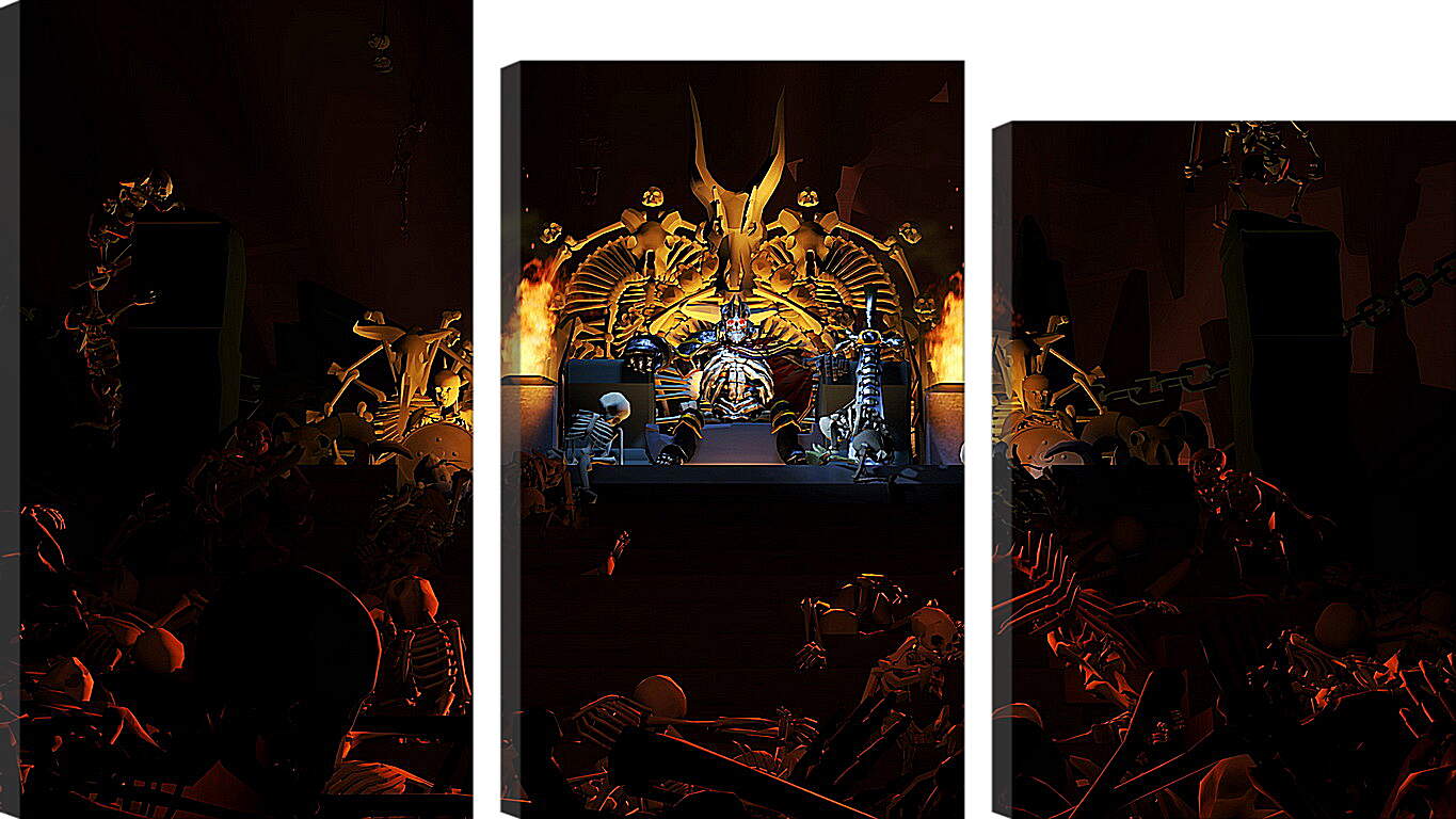 Модульная картина - empire of bone, skeleton king, dota 2
