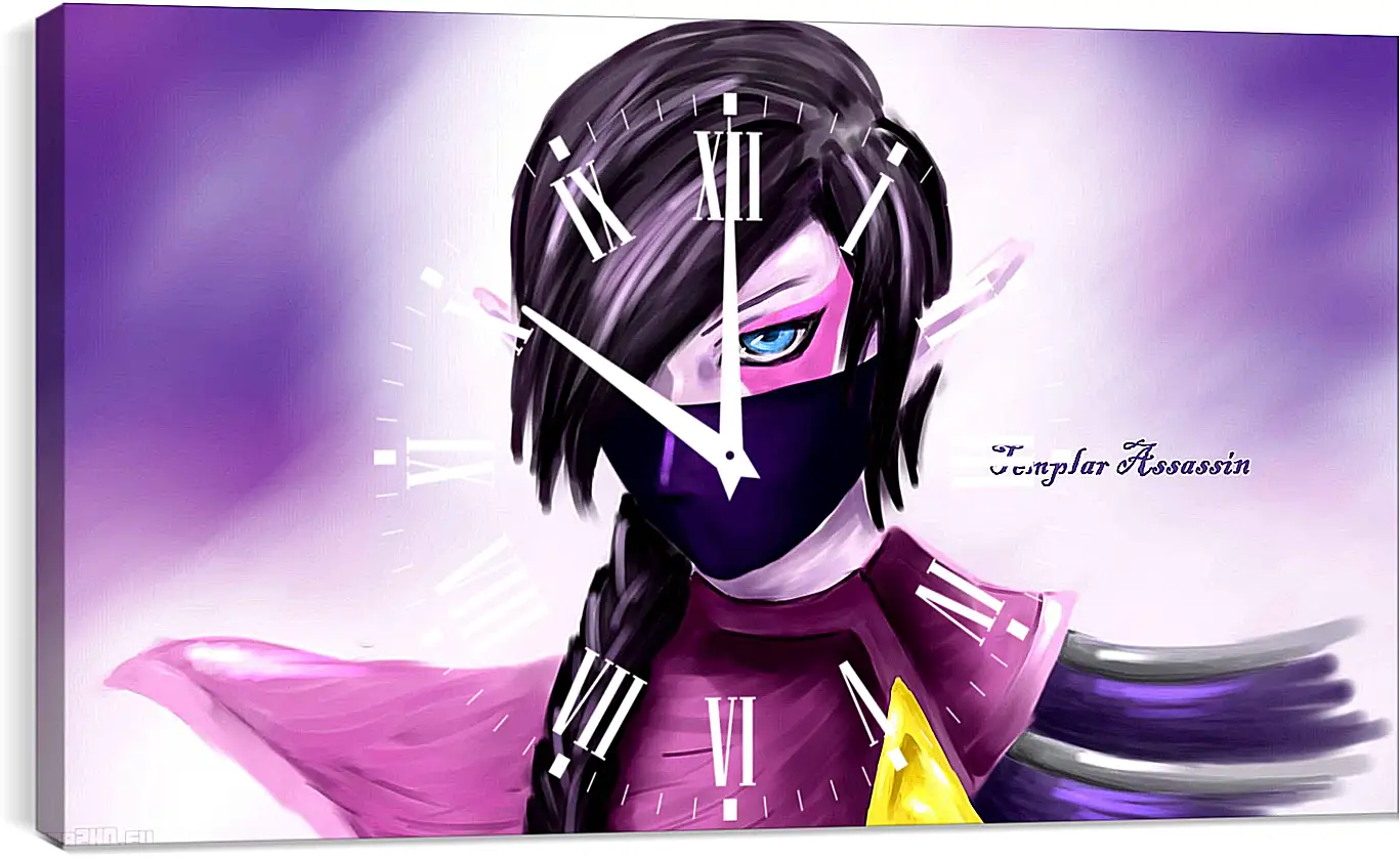 Часы картина - lanaya, dota 2, art
