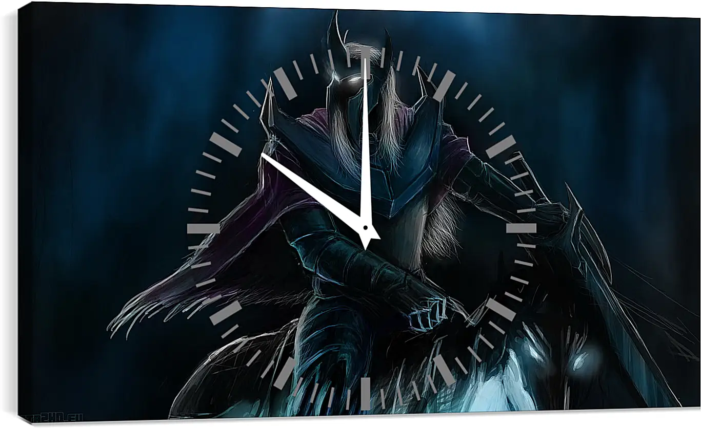 Часы картина - abaddon, lord of avernus, dota 2
