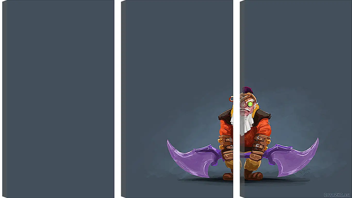 Модульная картина - dwarven sniper, dota 2, art
