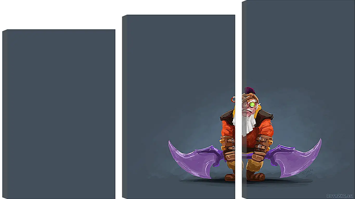 Модульная картина - dwarven sniper, dota 2, art
