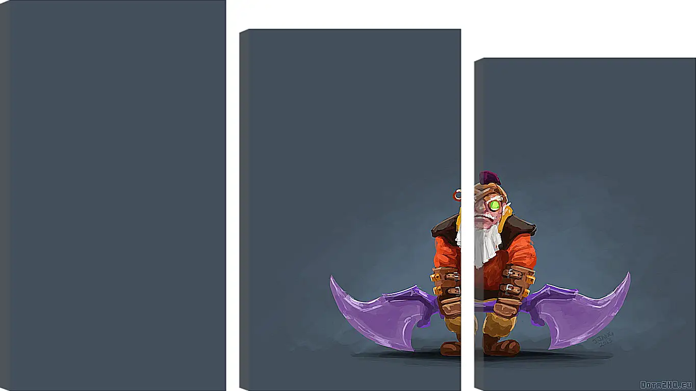 Модульная картина - dwarven sniper, dota 2, art
