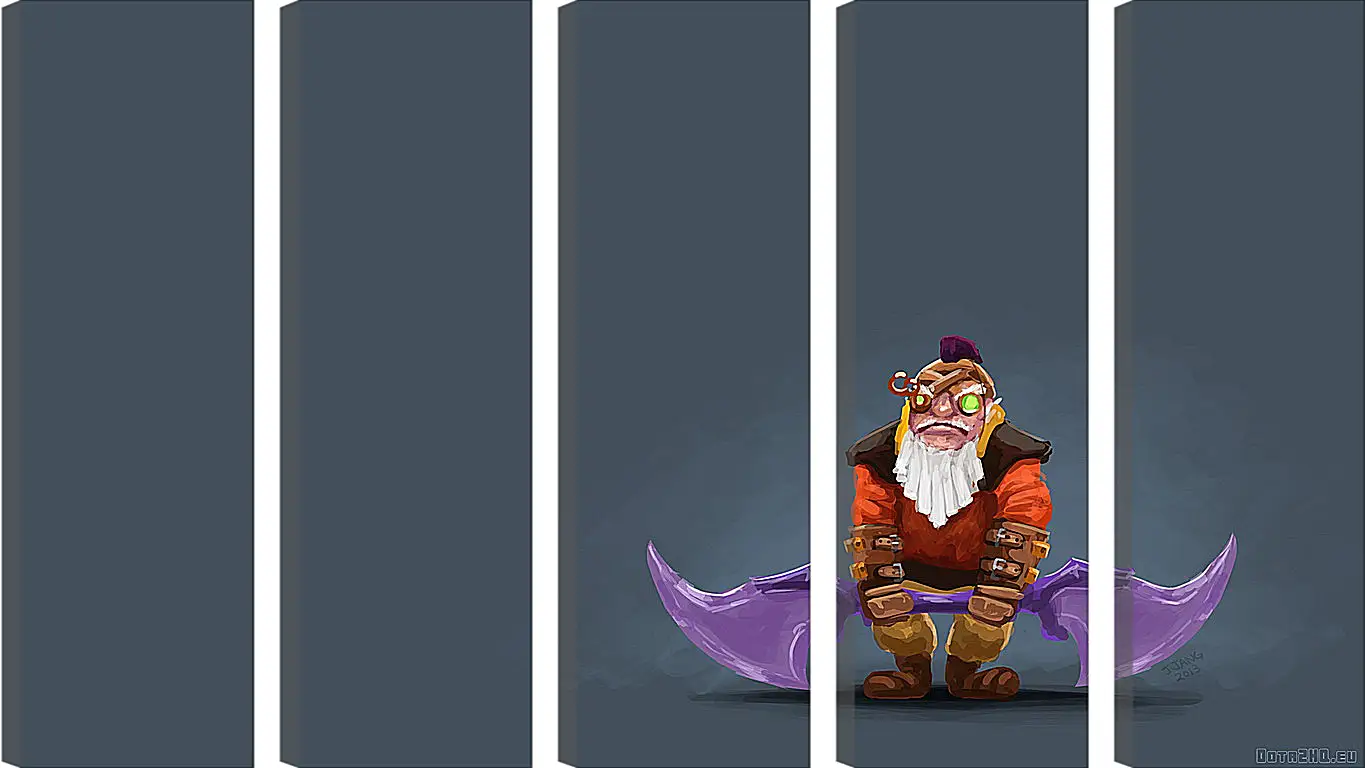 Модульная картина - dwarven sniper, dota 2, art
