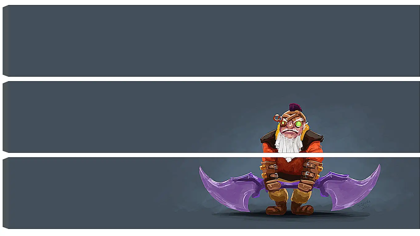 Модульная картина - dwarven sniper, dota 2, art
