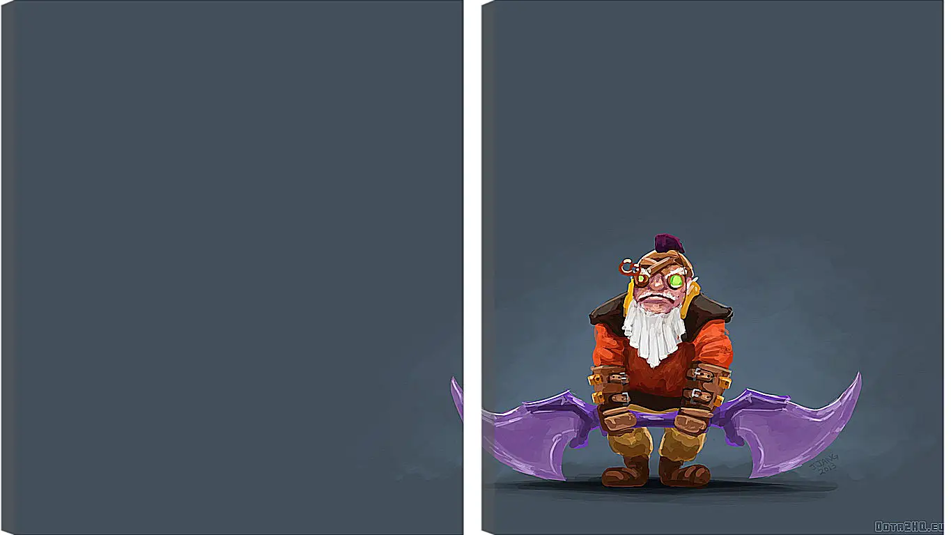 Модульная картина - dwarven sniper, dota 2, art
