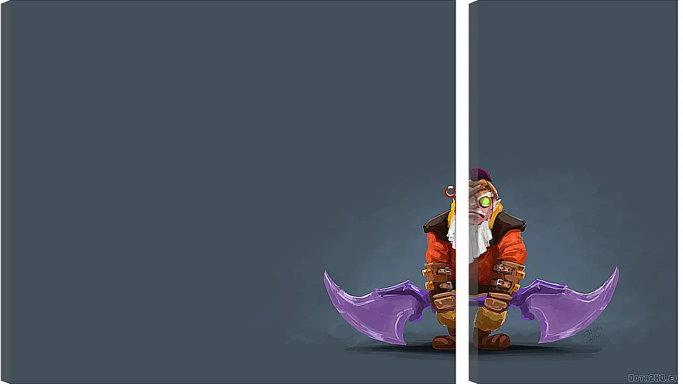 Модульная картина - dwarven sniper, dota 2, art
