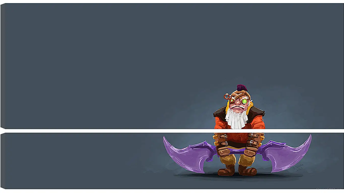 Модульная картина - dwarven sniper, dota 2, art
