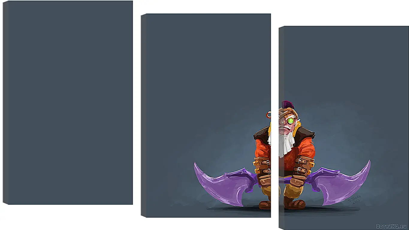 Модульная картина - dwarven sniper, dota 2, art
