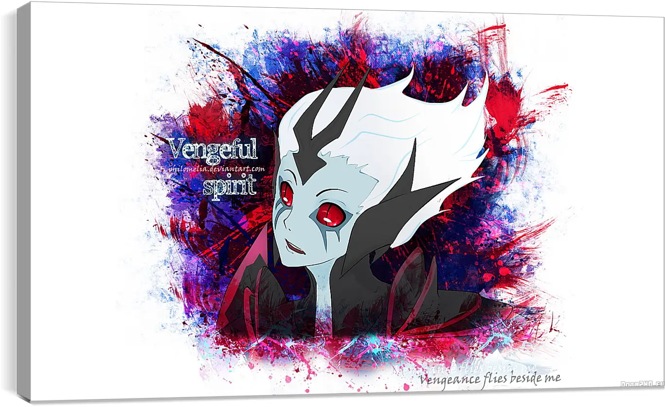 Постер и плакат - vengeful spirit, dota 2, art
