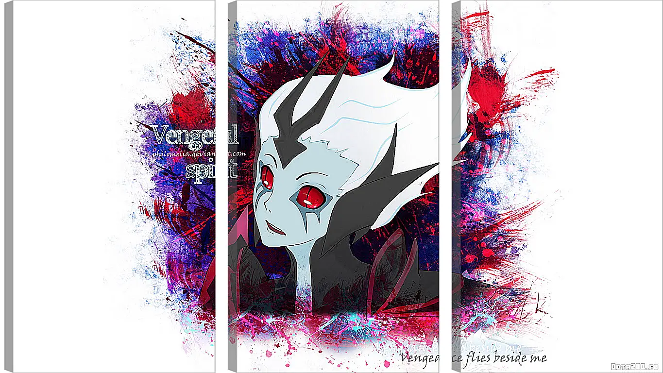 Модульная картина - vengeful spirit, dota 2, art
