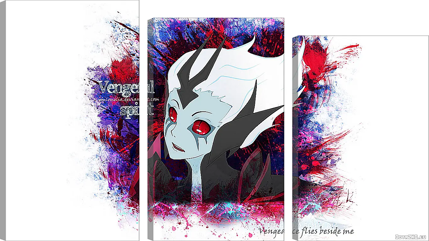 Модульная картина - vengeful spirit, dota 2, art
