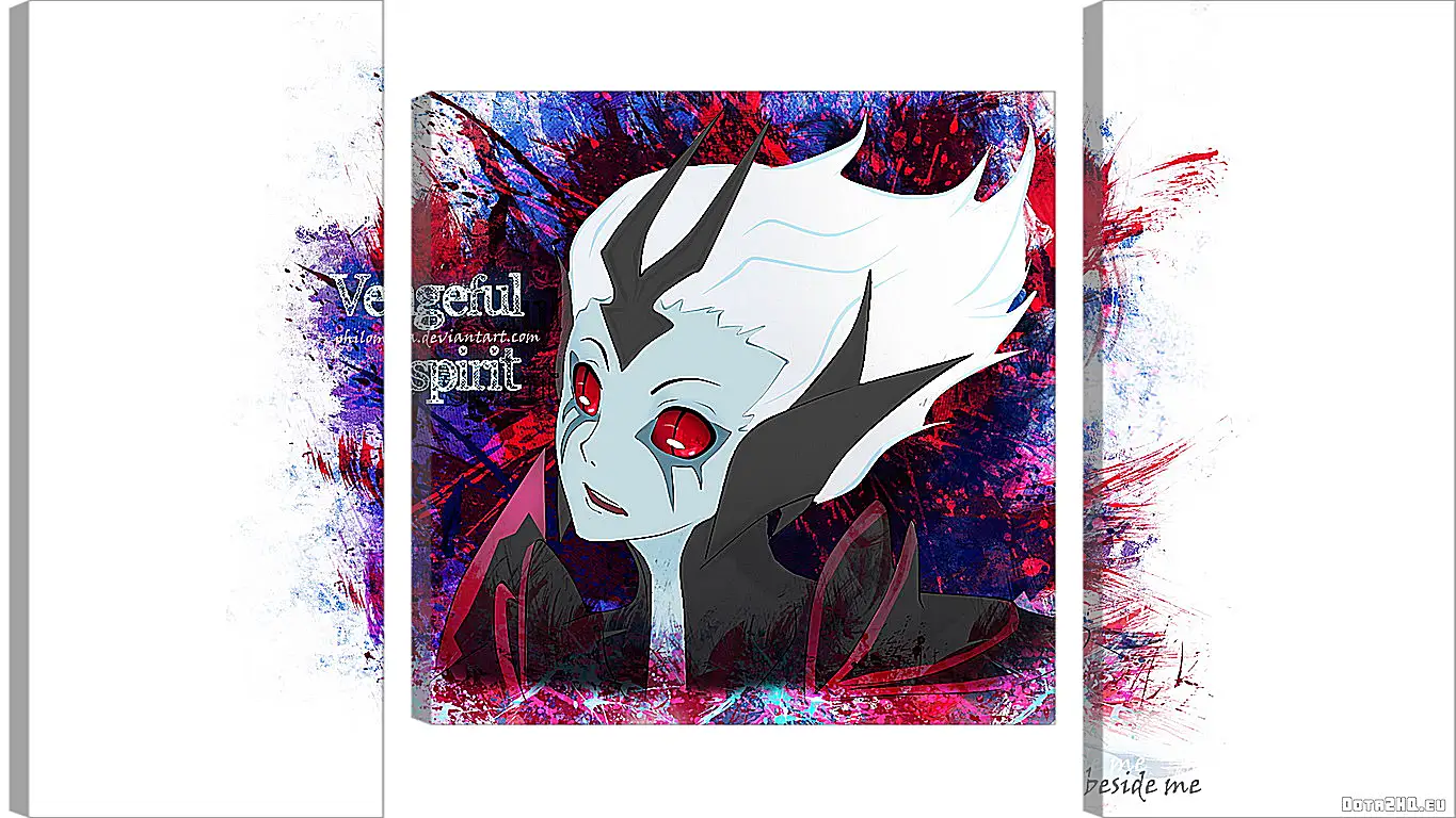 Модульная картина - vengeful spirit, dota 2, art
