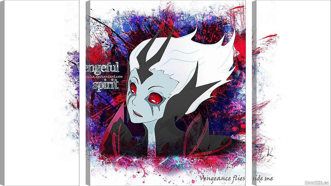 Модульная картина - vengeful spirit, dota 2, art
