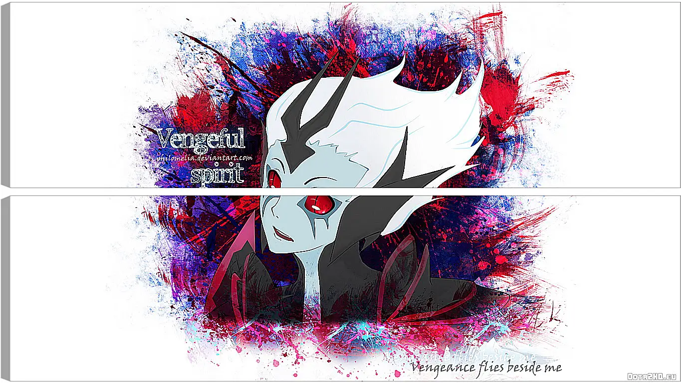 Модульная картина - vengeful spirit, dota 2, art
