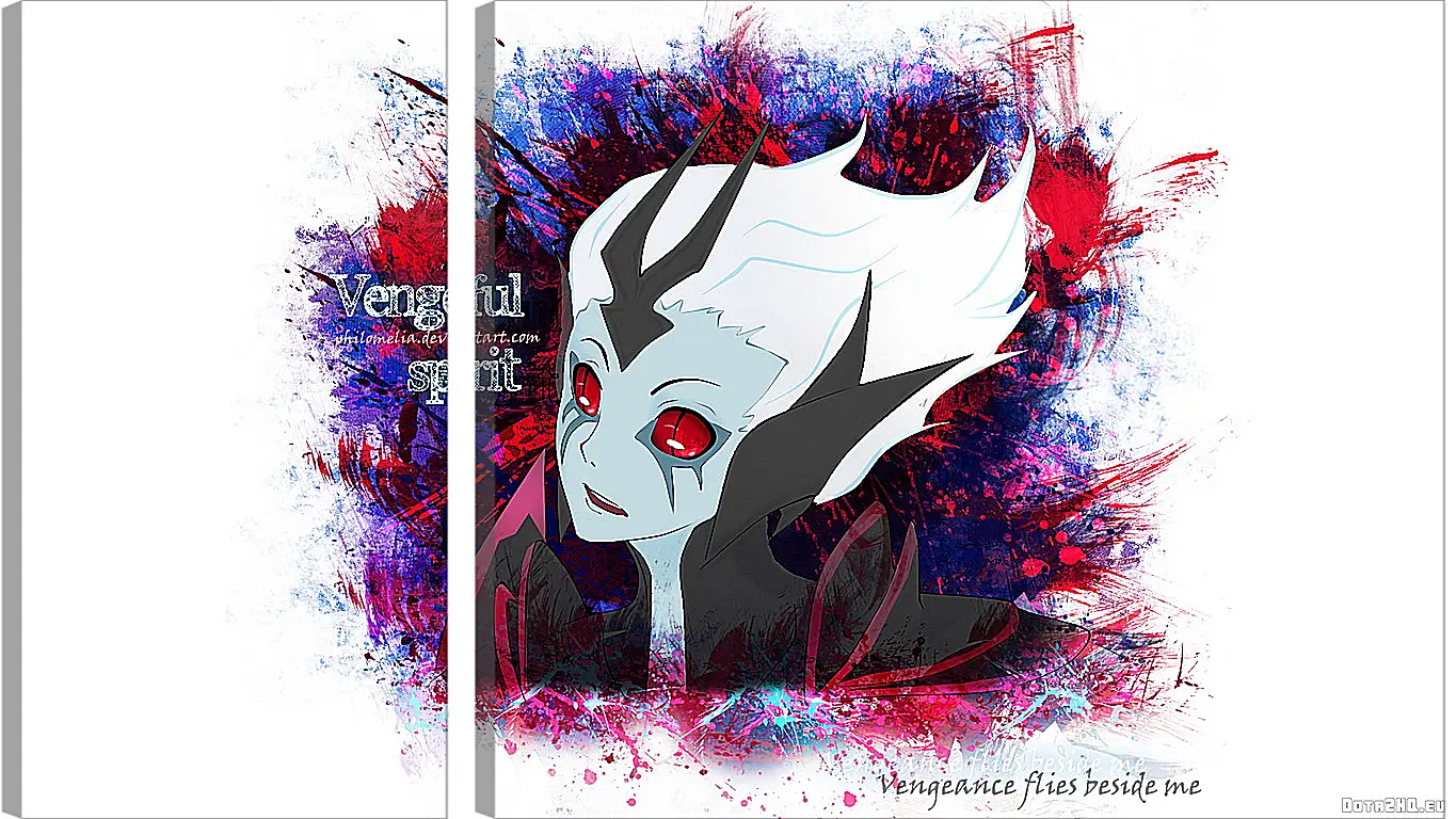 Модульная картина - vengeful spirit, dota 2, art
