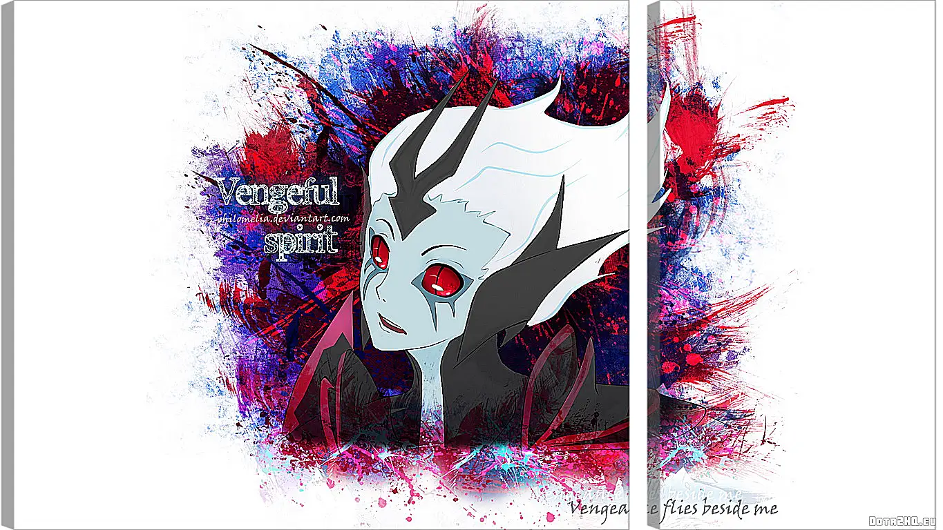 Модульная картина - vengeful spirit, dota 2, art
