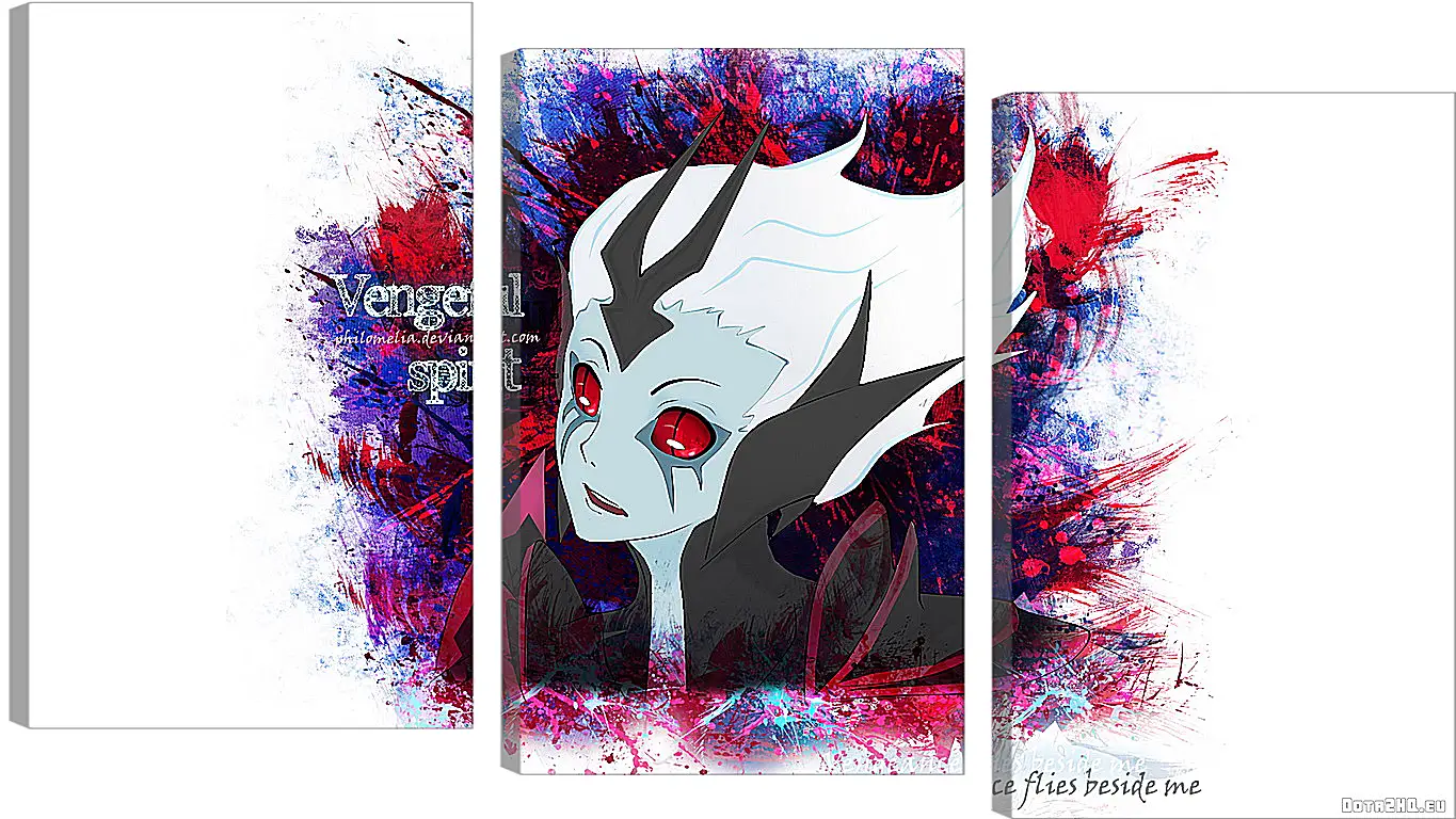 Модульная картина - vengeful spirit, dota 2, art
