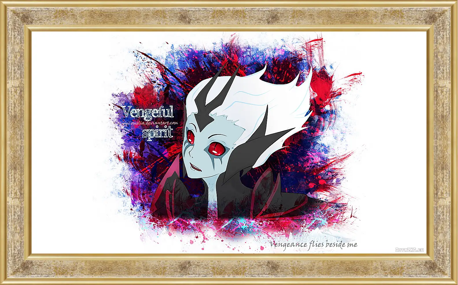 Картина в раме - vengeful spirit, dota 2, art
