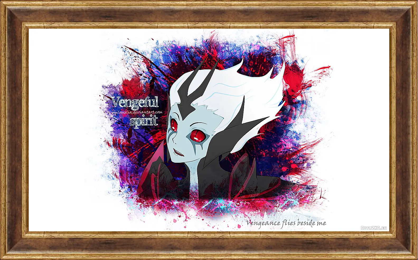 Картина в раме - vengeful spirit, dota 2, art
