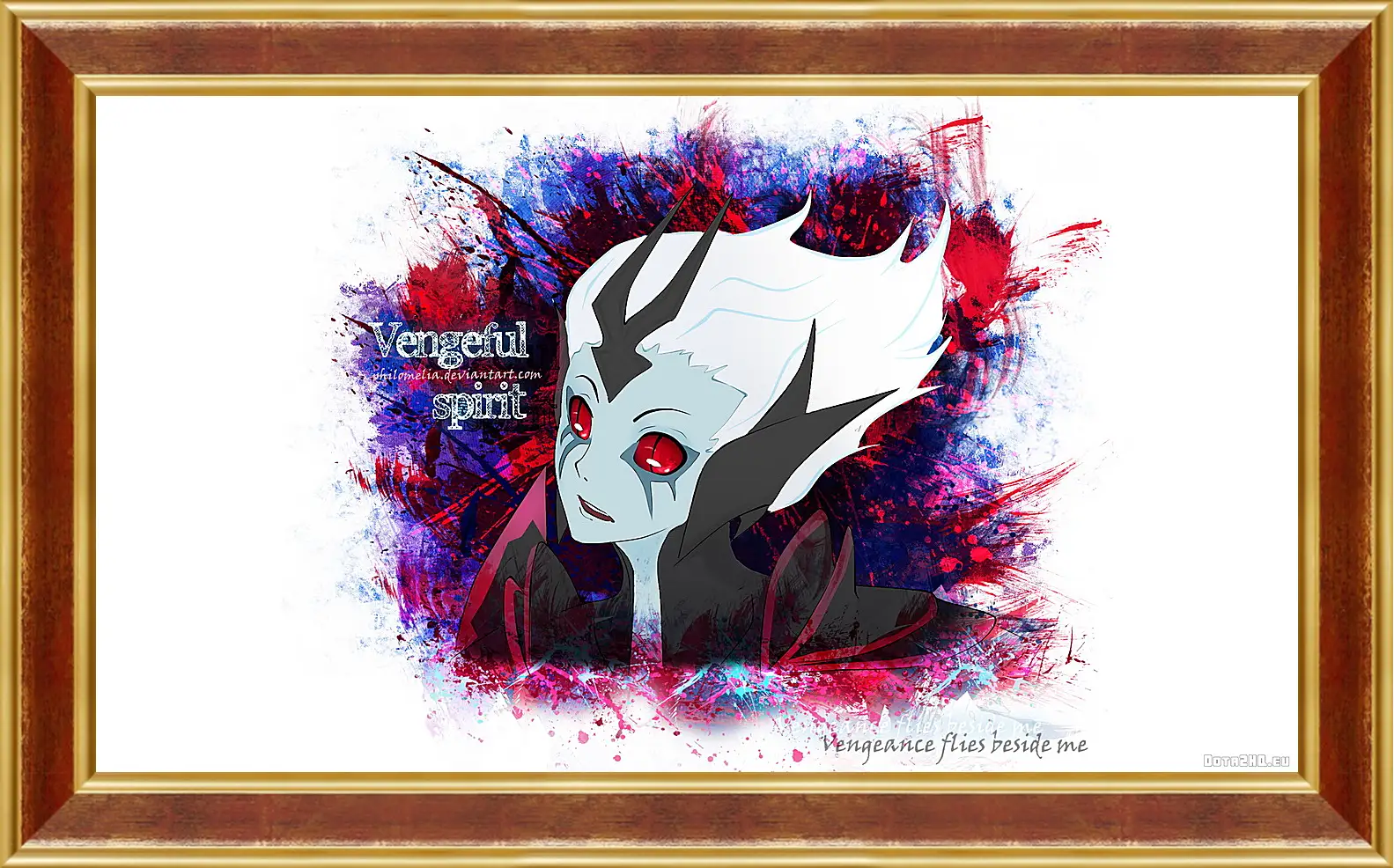 Картина в раме - vengeful spirit, dota 2, art
