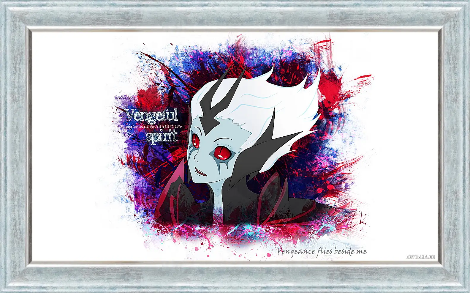 Картина в раме - vengeful spirit, dota 2, art
