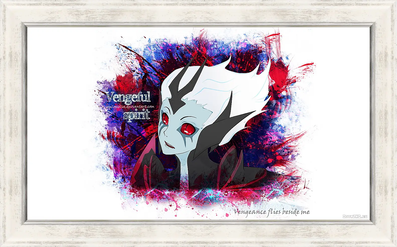 Картина в раме - vengeful spirit, dota 2, art
