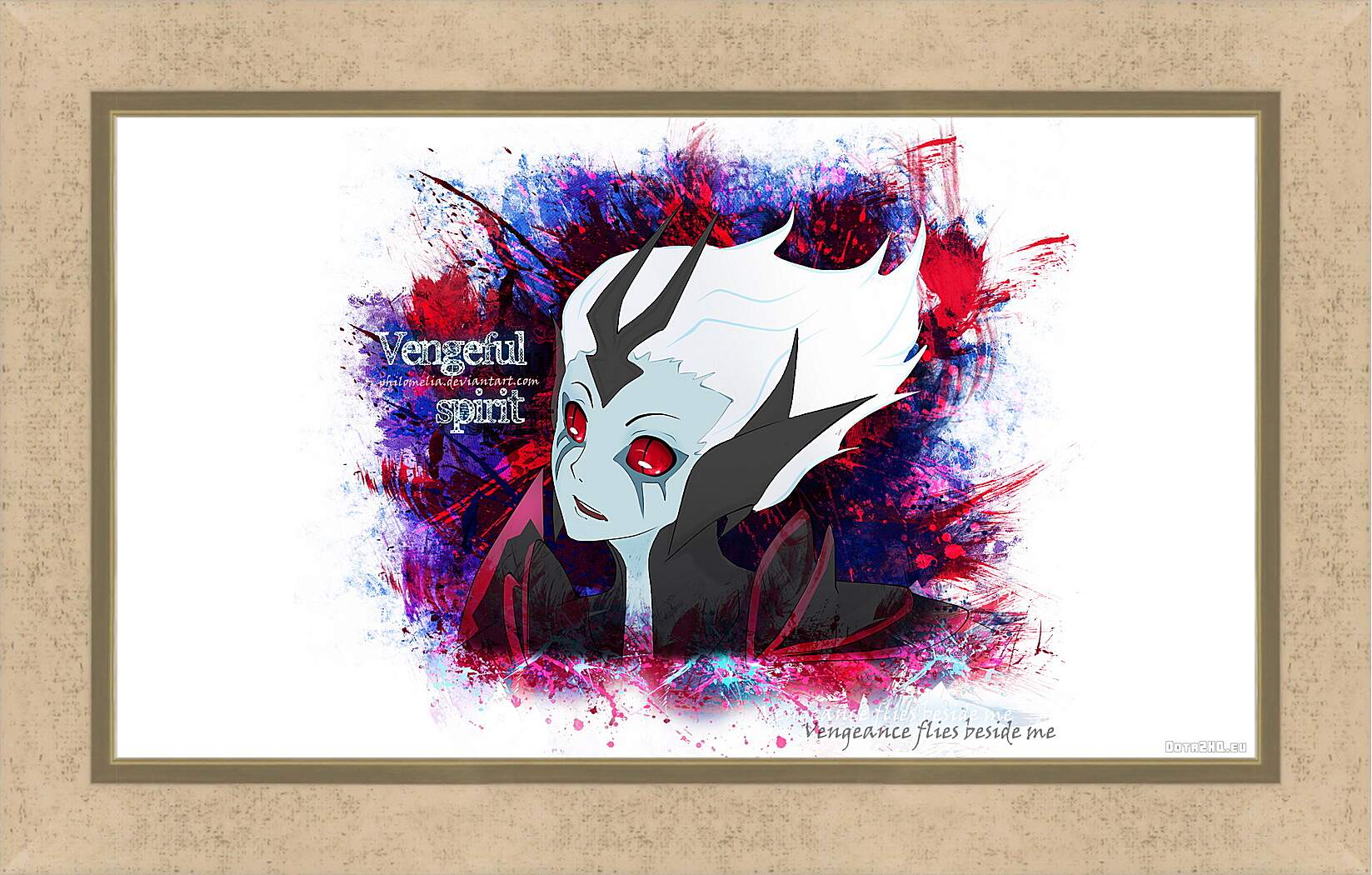 Картина в раме - vengeful spirit, dota 2, art
