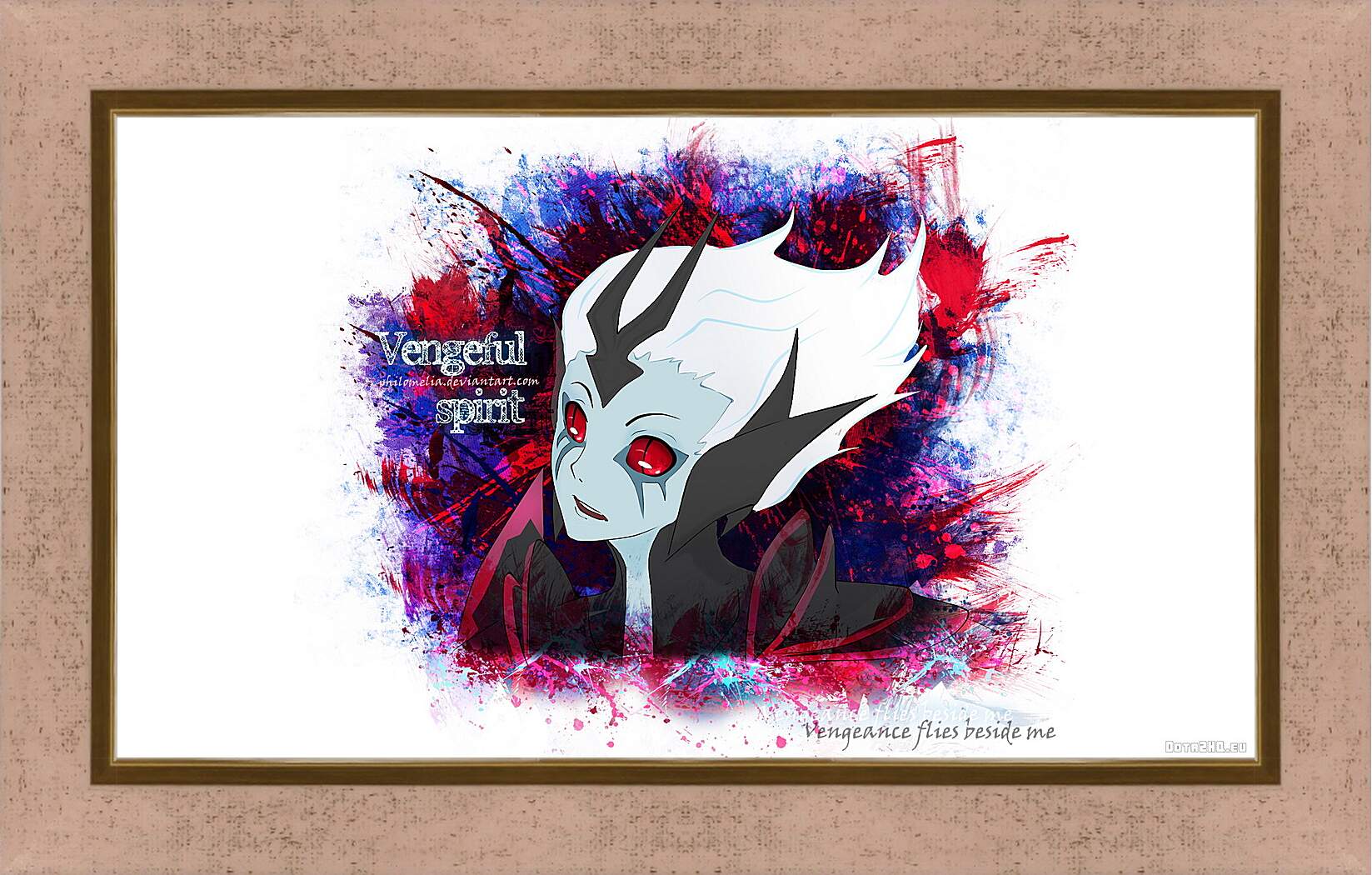 Картина в раме - vengeful spirit, dota 2, art
