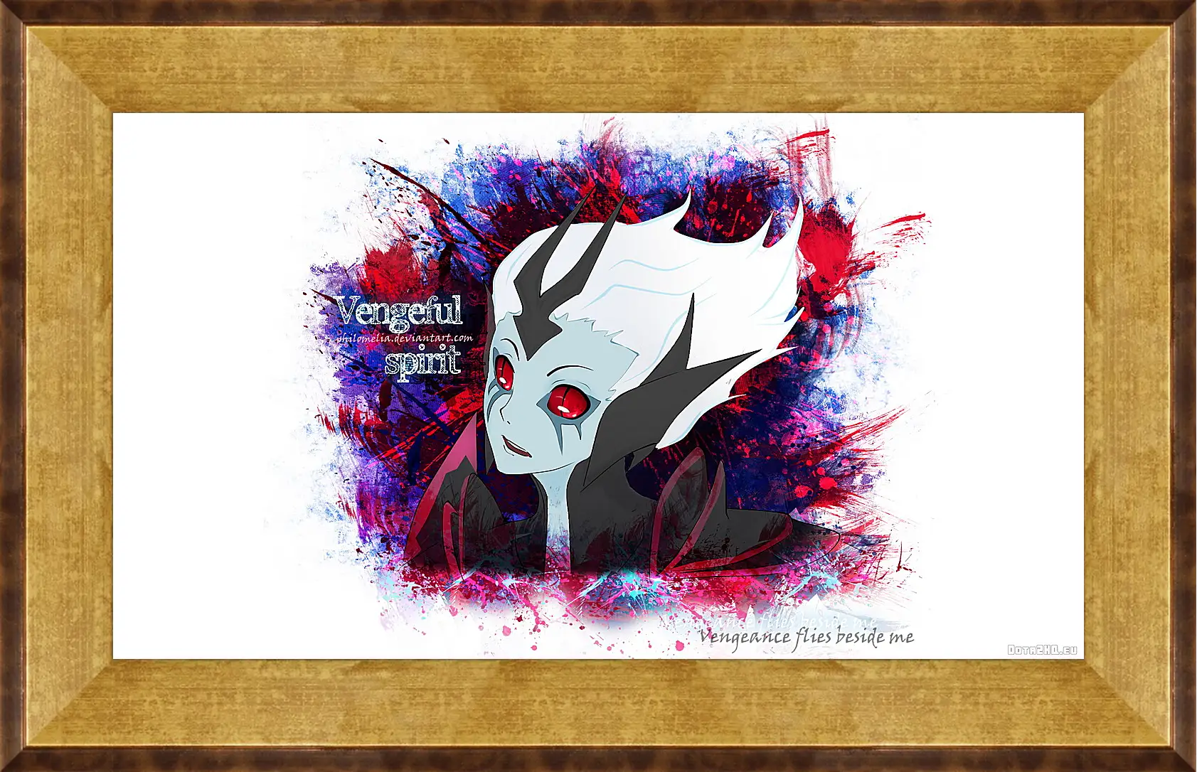 Картина в раме - vengeful spirit, dota 2, art
