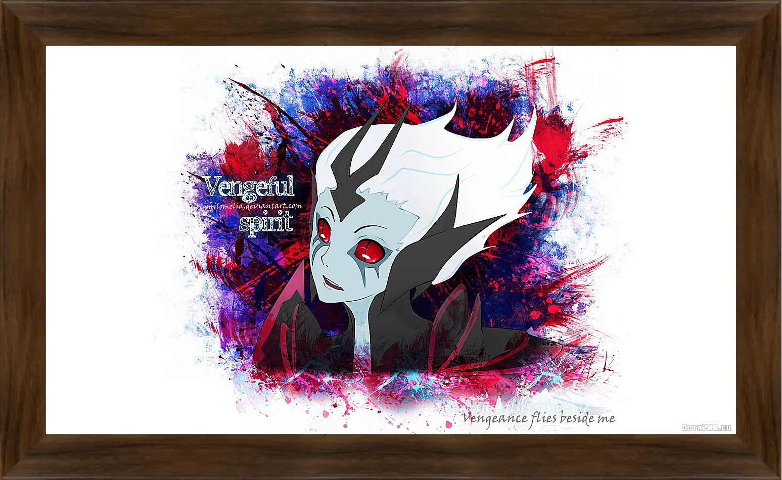 Картина в раме - vengeful spirit, dota 2, art
